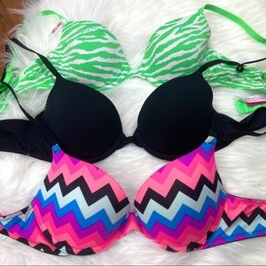 Three Victoria's Secret PINK Bra's Bundle